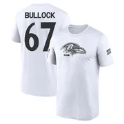 Men's Corey Bullock Baltimore Ravens Legend White 2024 Salute to Service Performance T-Shirt