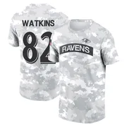 Men's Sammy Watkins Baltimore Ravens Camo Arctic 2024 Salute to Service Performance T-Shirt