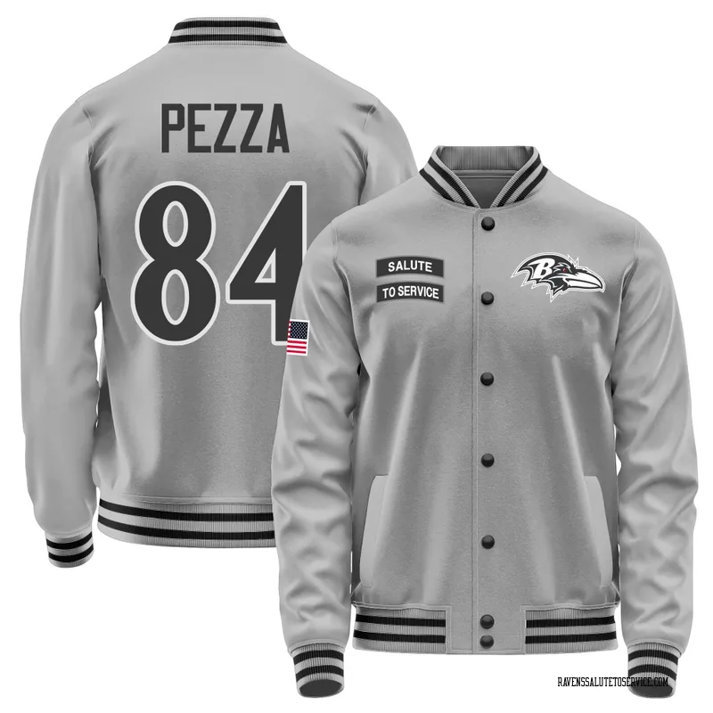 Men's Ty Pezza Baltimore Ravens Gray Salute to Service Performance Jacket