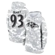 Women's Deadrin Senat Baltimore Ravens Camo Arctic 2024 Salute to Service Club Fleece Pullover Hoodie