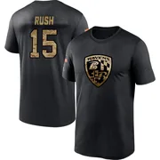 Youth Cooper Rush Baltimore Ravens Black 2020 Salute To Service Performance T-Shirt