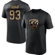 Youth Deadrin Senat Baltimore Ravens Black 2020 Salute To Service Performance T-Shirt