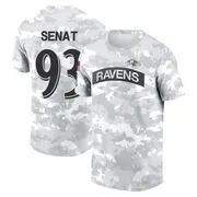 Youth Deadrin Senat Baltimore Ravens Camo Arctic 2024 Salute to Service Performance T-Shirt
