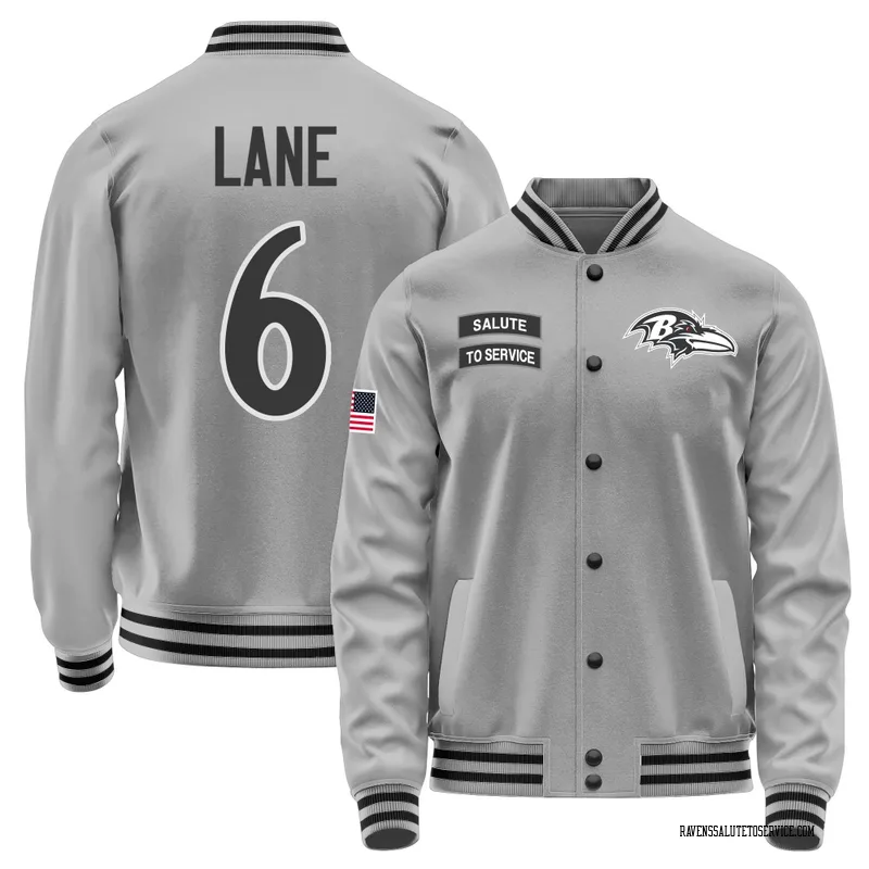 Youth Ja'Kobi Lane Baltimore Ravens Gray Salute to Service Performance Jacket