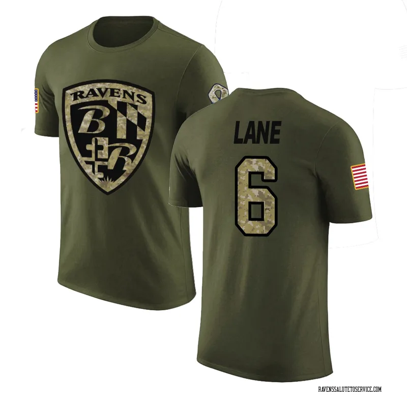 Youth Ja'Kobi Lane Baltimore Ravens Legend Olive Salute to Service T-Shirt