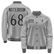 Youth Joe Noteboom Baltimore Ravens Gray Salute to Service Performance Jacket