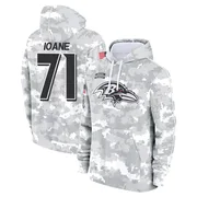 Youth Olaivavega Ioane Baltimore Ravens Camo Arctic 2024 Salute to Service Club Fleece Pullover Hoodie
