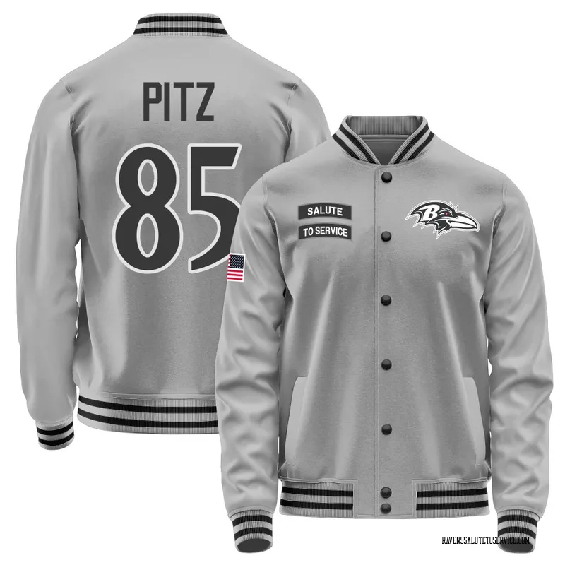 Youth Sam Pitz Baltimore Ravens Gray Salute to Service Performance Jacket