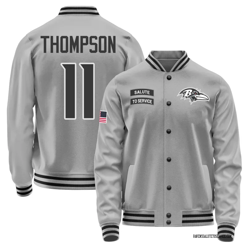 Youth Skylar Thompson Baltimore Ravens Gray Salute to Service Performance Jacket